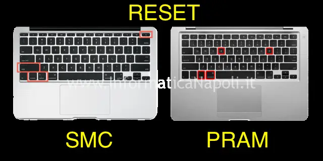 Come resettare PRAM e SMC sui MacBook