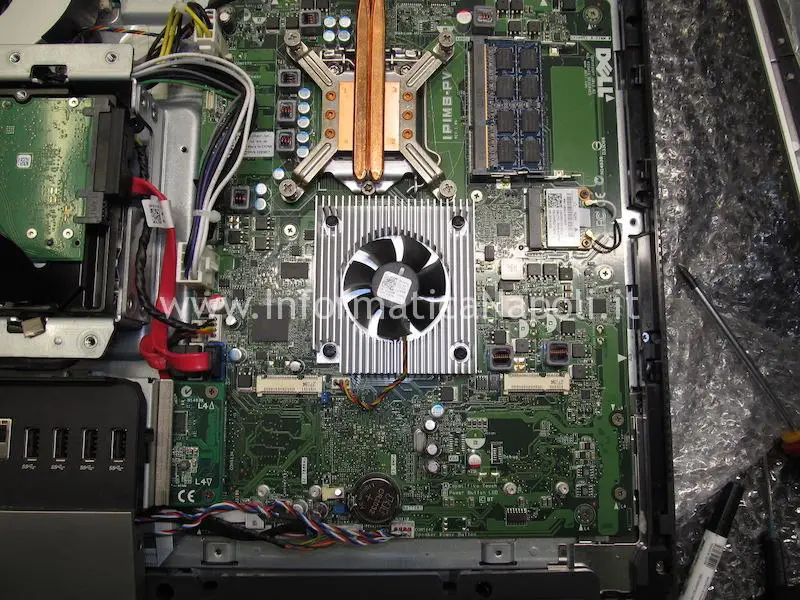 riparazione scheda madre Dell XPS One 2710 W06C IPIMB-PV