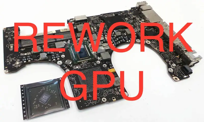 rework sostituzione GPU AMD macbookpro a1286 2011
