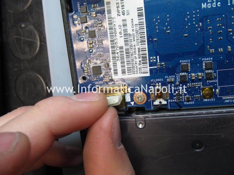 aprire smontare riparare Lenovo ThinkPad Yoga 12 Business Ultrabook SL10G59249 ZIPS3 LA-A342P