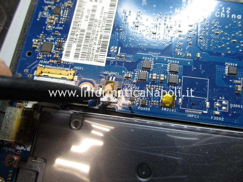 aprire smontare riparare Lenovo ThinkPad Yoga 12 Business Ultrabook SL10G59249 ZIPS3 LA-A342P