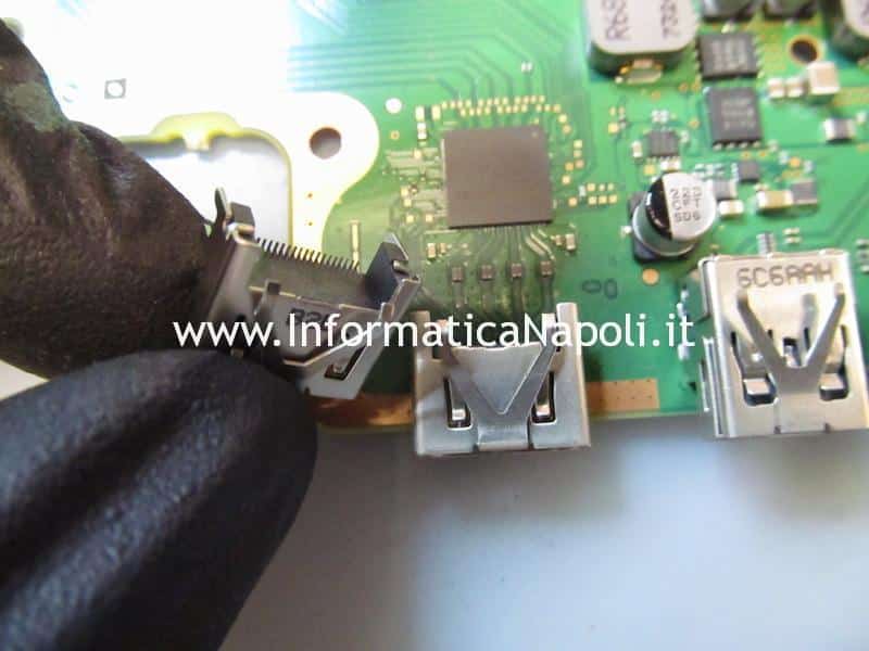 connettore HDMI scheda madre logic board PS4 PRO NVA-001 1-981-472-21