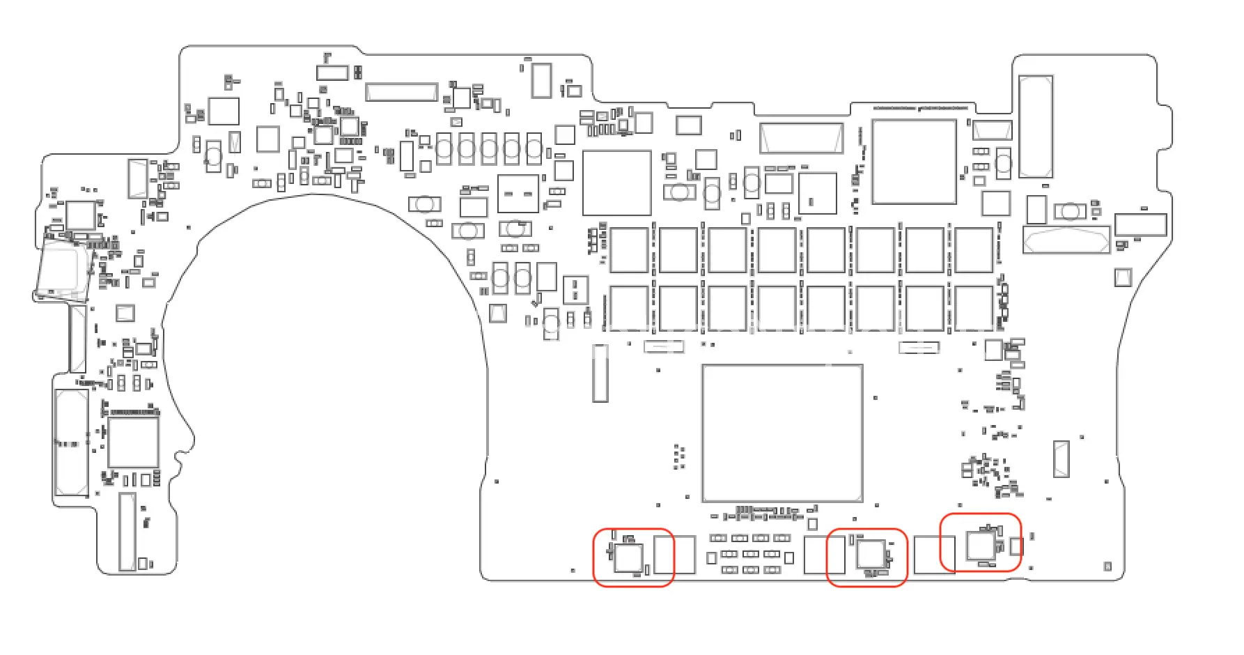 problema spegnimento improvviso macbook pro 15 retina 820-3662-A 2014 fasi synchronous buck DC-DC