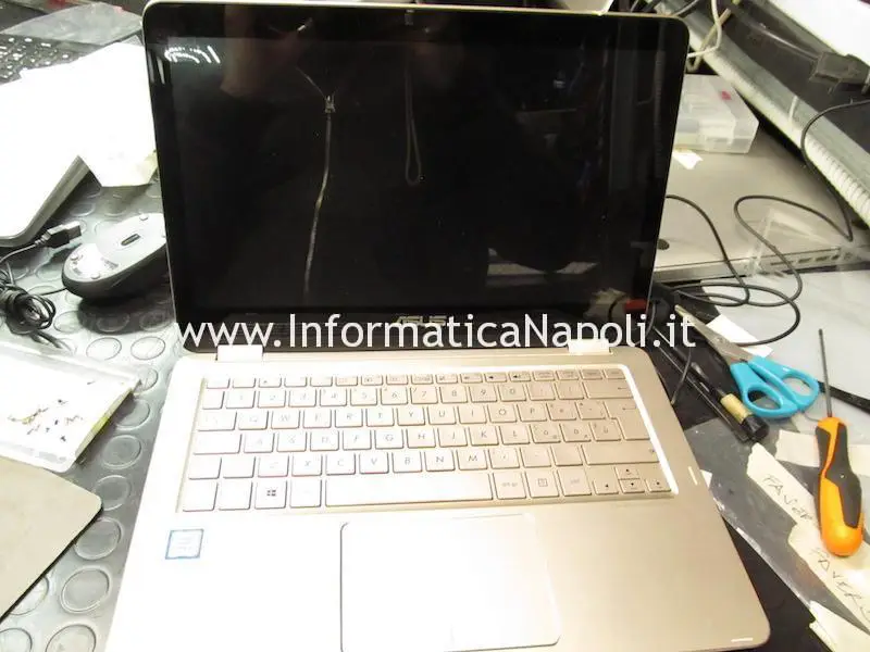 Problema avvio Asus ZenBook flip UX360 CA | CAK non si accende