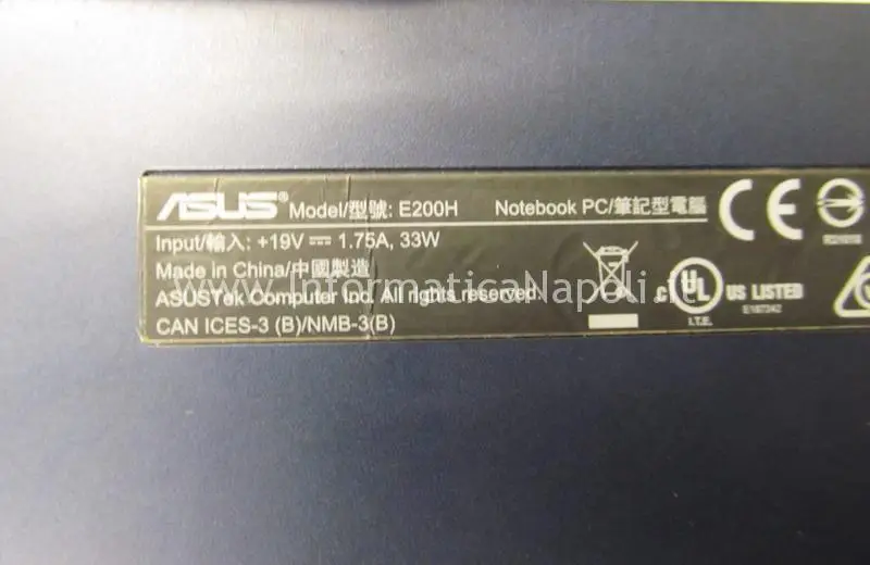 assistenza Asus VivoBook E200H riparato