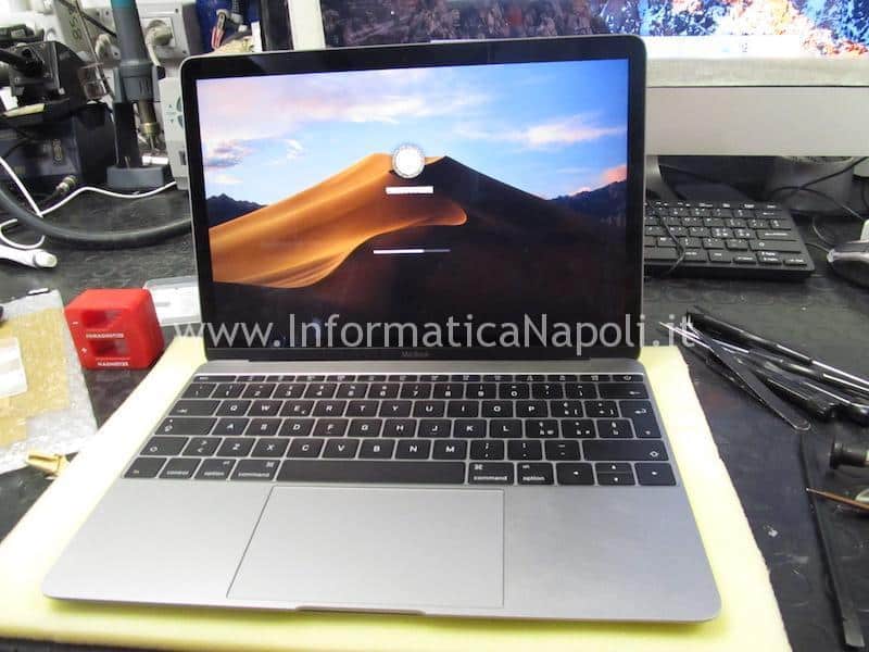 Sostituzione installazione nuova tastiera tastiera italiana inglese americana apple MacBook retina 12 A1534 2015 2016 2017