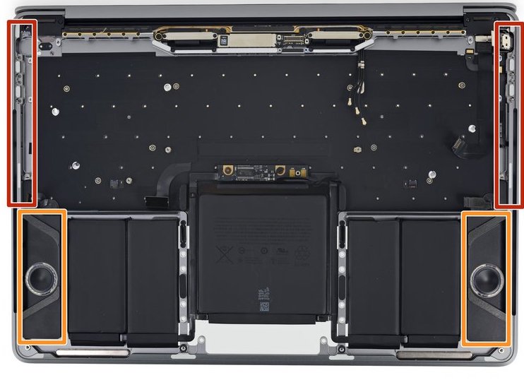 Sostituzione speaker cassa MacBook Pro 13 A2159 | A1989 | A1706 | A1708
