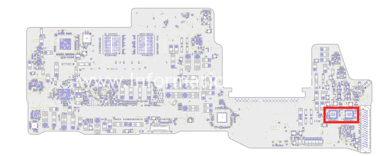 sostituzione chip IC UPC Port Controller CD3215C00 CD3215B03 riparazione MacBook pro 13 15 A1706 | A1707 | A1708
