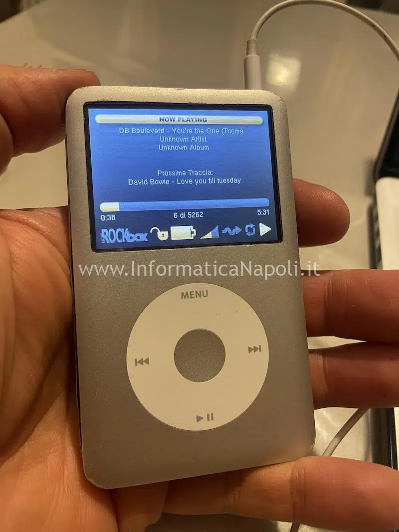 come installare rockbox su Apple ipod per audio lossless