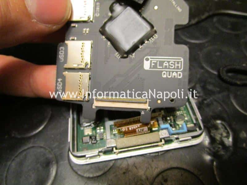 assistenza sostituzione disco apple ipod classic adattatore iflash 1tb 256gb 128gb 160gb