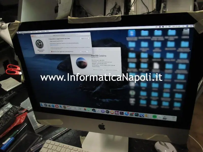 scheda logica apple iMac a1418 21.5 riparata funzionante | assistenza apple imac