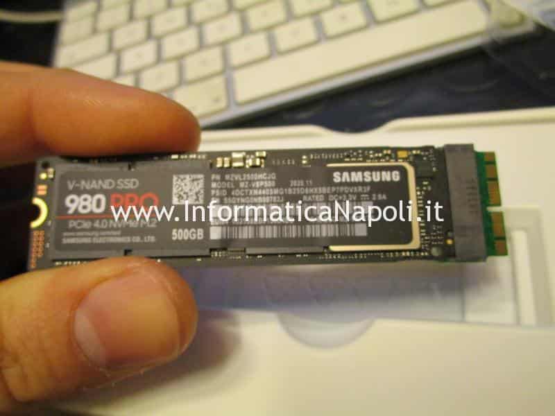 installazione Samsung 980 pro PCIe 4.0 NVMe M.2 su Mac Pro 2013 | assistenza Apple installazione Samsung 980 pro PCIe 4.0 NVMe M.2 su Mac Pro 2013 | assistenza Apple