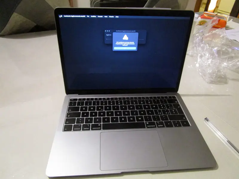 Mac si blocca dopo dopo aggiornamento macos BigSur