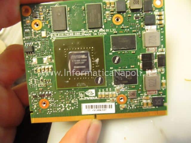 Esempio installazione scheda nVidia Quadro con 3GB VRAM su iMac 27 e catalina