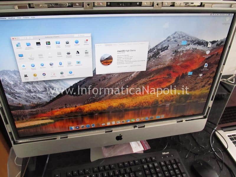 scheda video nVidia quadro 4gb compatibile per Apple iMac 27 2009 2010 2011 installata funzionante