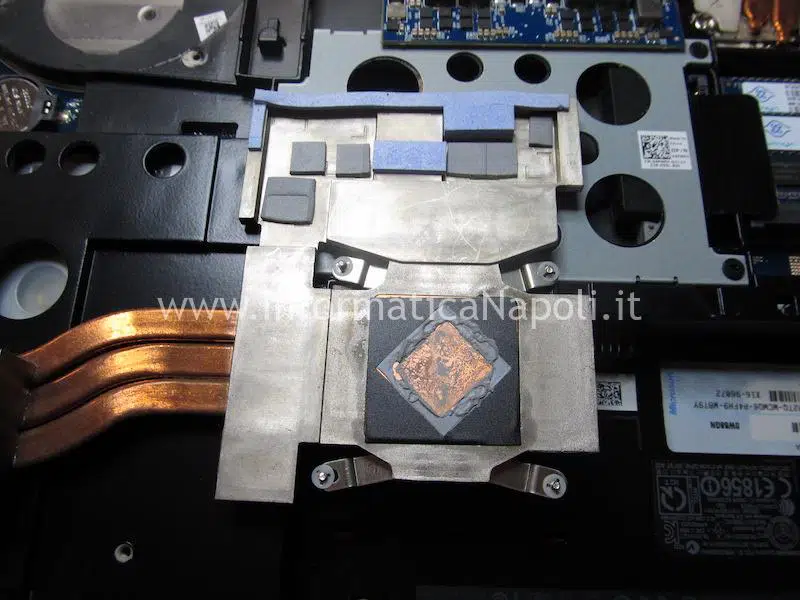dissipatore reballing scheda video AMD HD 7970M Dell Alienware M17x R4 P11E