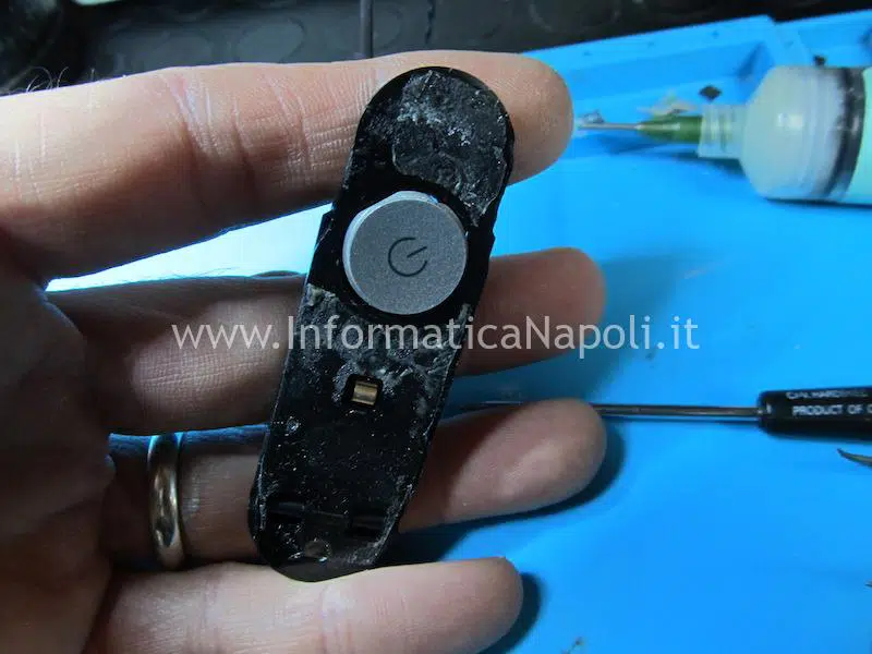 riparazione bottone accensione powerbutton apple imac A1418 A1419 problema spegnimento