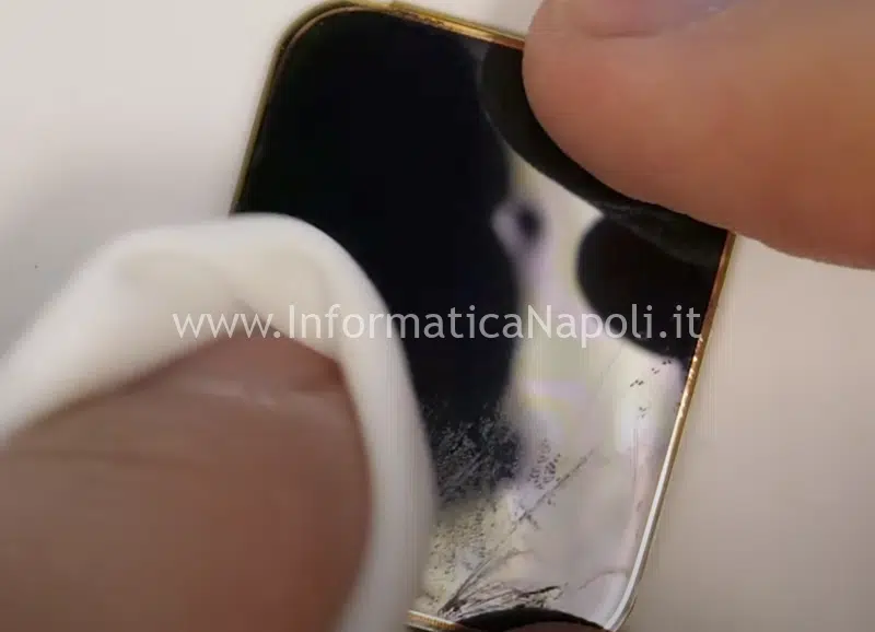 taglio vetro display touch spaccato Apple Watch Serie 1 | 2 | 3 | 4 | 5 | 6 | SE 38mm 40mm 42mm 44mm GPS Cellular