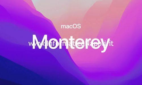 Come creare una chiavetta USB con installer macOS 12 Monterey