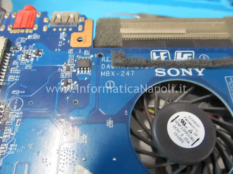 riparazione Sony VPCEH PCG-71911M non si avvia scheda madre mbx-247