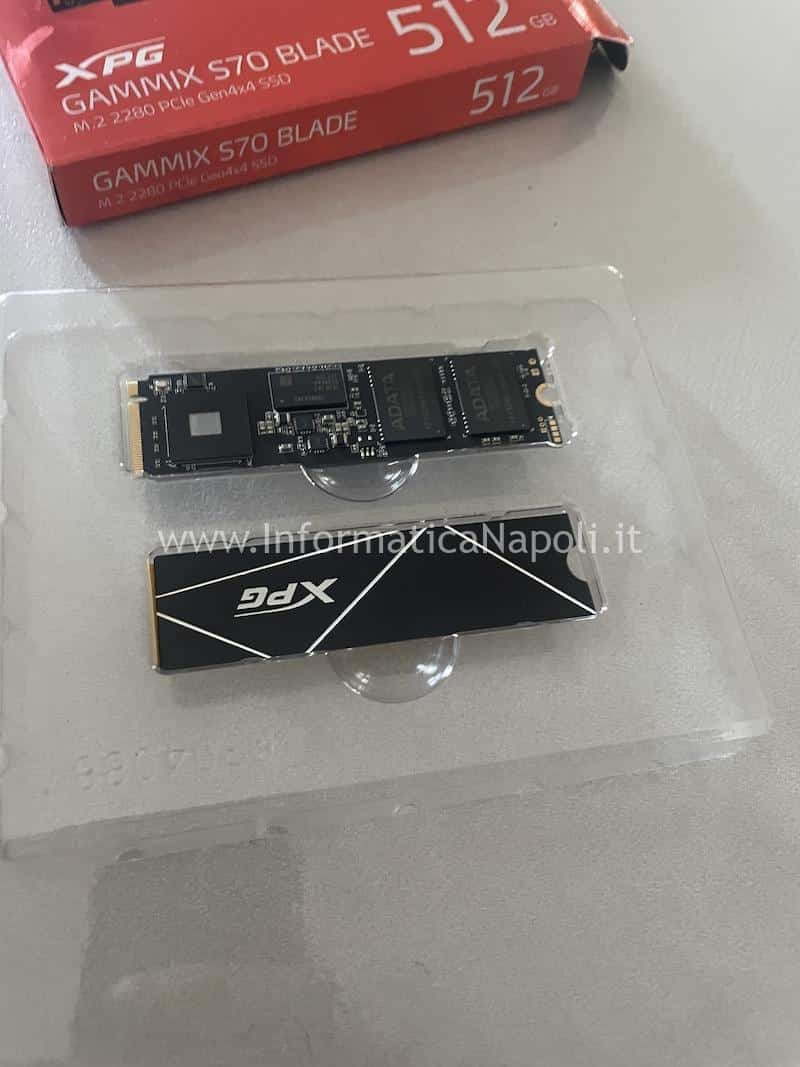 upgrade macbook Unità allo stato solido XPG GAMMIX S70 BLADE PCIe Gen4x4 M.2 2280