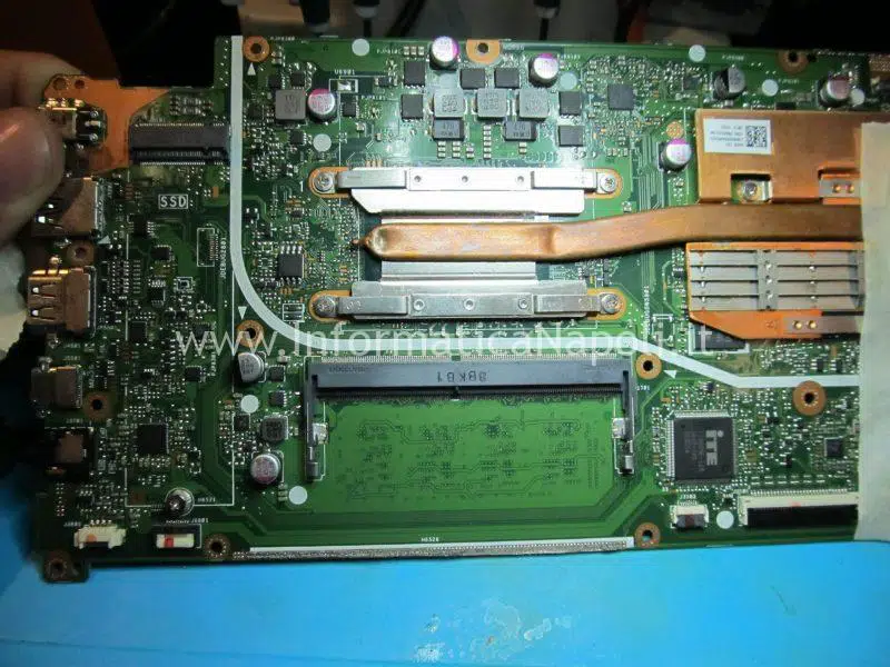  riparazione scheda madre onboard Asus VivoBook F512U X512UF 2.0