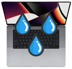 MacBook-Pro-16-2021-A2485 danni liquido