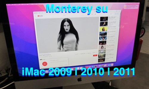 Installazione macOS Monterey su iMac 27 2009 | 2010 | 2011 e scheda nVidia serie K