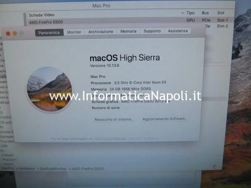 problema gpu Reballing schede video Apple Mac Pro 2013 A1481 FirePro D300 D500 D700