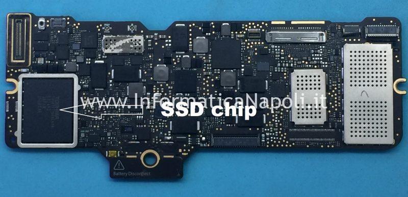 chip SSD CPU A1534 recupero dati macbook 12