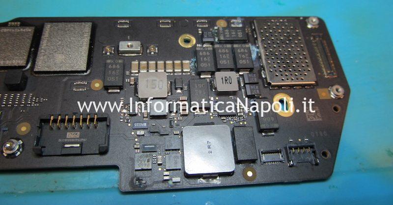 problemi danno da liquido acqua ossido MacBook Air M1 2020 A2337 logic board 820-02016-A Audio TouchID board 820-01929-A