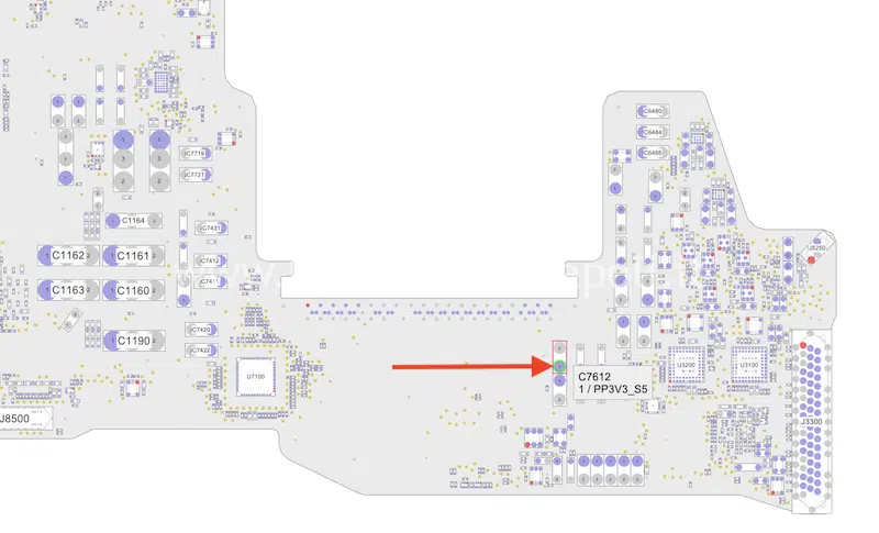 problema MacBook pro 13 A1708 schermo nero o artifizi reballing o sostituzione CPU