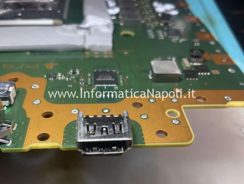 problema connettore hdmi Sony PlayStation 5 PS5 CFI-1016A
