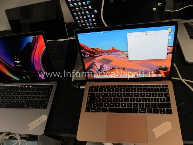 assistenza Apple MacBook Air 2018 2019 A1932 con danni da ossido riparato