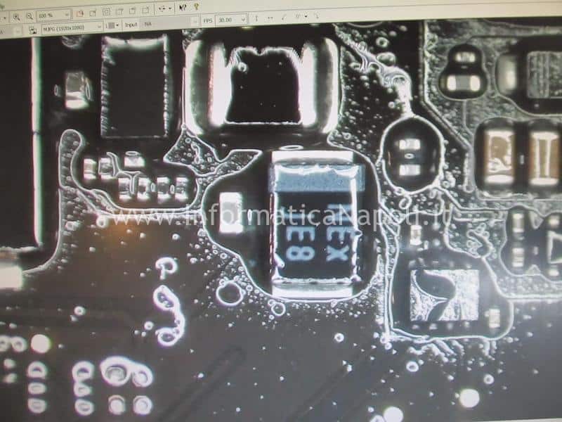 riparazione assistenza MacBook Pro 13 M1 2020 A2338 danni da liquido
