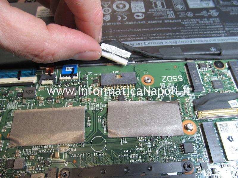 aprire riparare schermo assistenza Dell Inspiron P91G