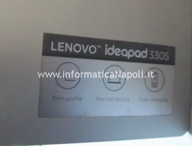 Problemi avvio Lenovo Ideapad 330S | 330S-15ARR