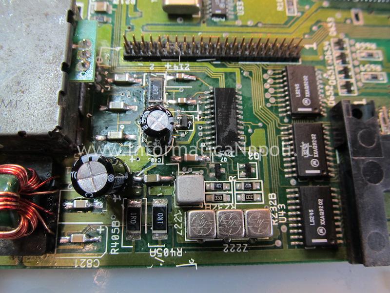 recap condensatori Commodore Amiga 600 rev 1 2 3