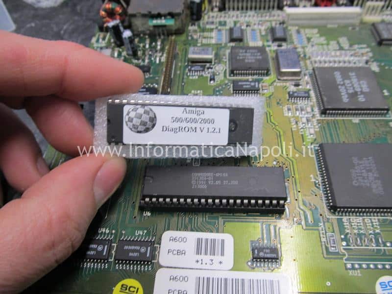 diagnostic board test commodore amiga 600