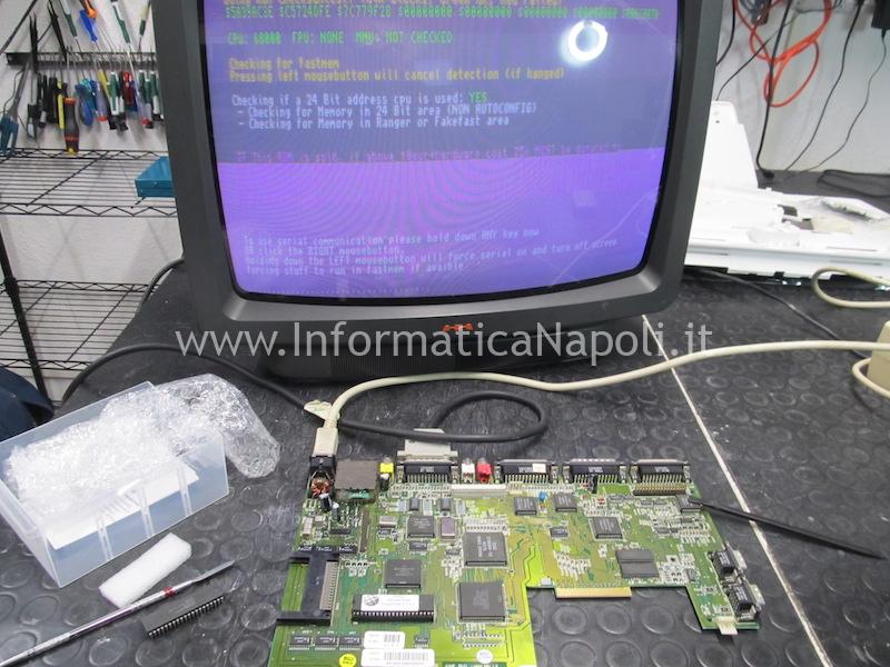 come fare diagnostic board test commodore amiga 600
