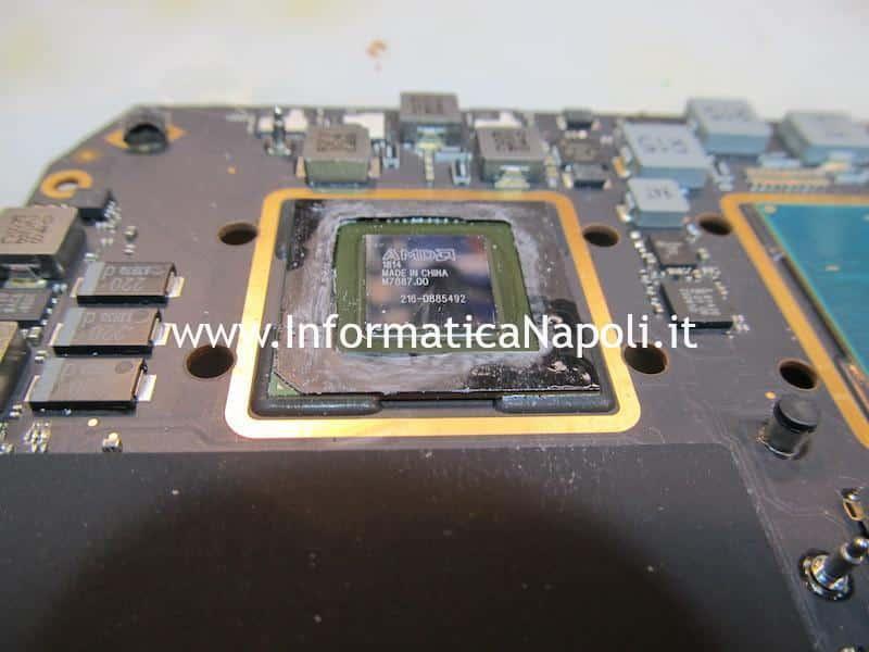 Problema GPU Apple MacBook Pro 15 A1990 2018 2019 216-0885492 820-01041-A 820-01041-07 MacBookPro15,1 EMC 3215 RADEON PRO 560X