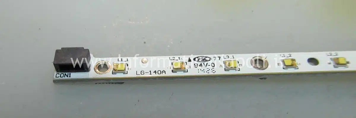 sostituzione barre LED apple iMac 27 A1419 LG-140A