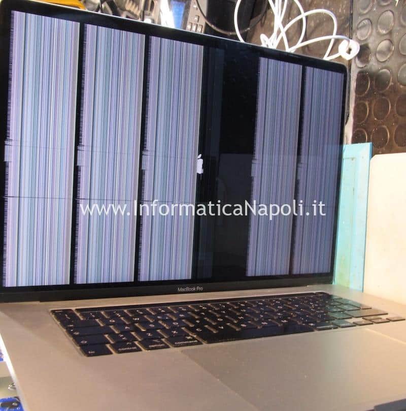 Problema FlexGate righe schermo Apple MacBook Pro 16 2019 A2141