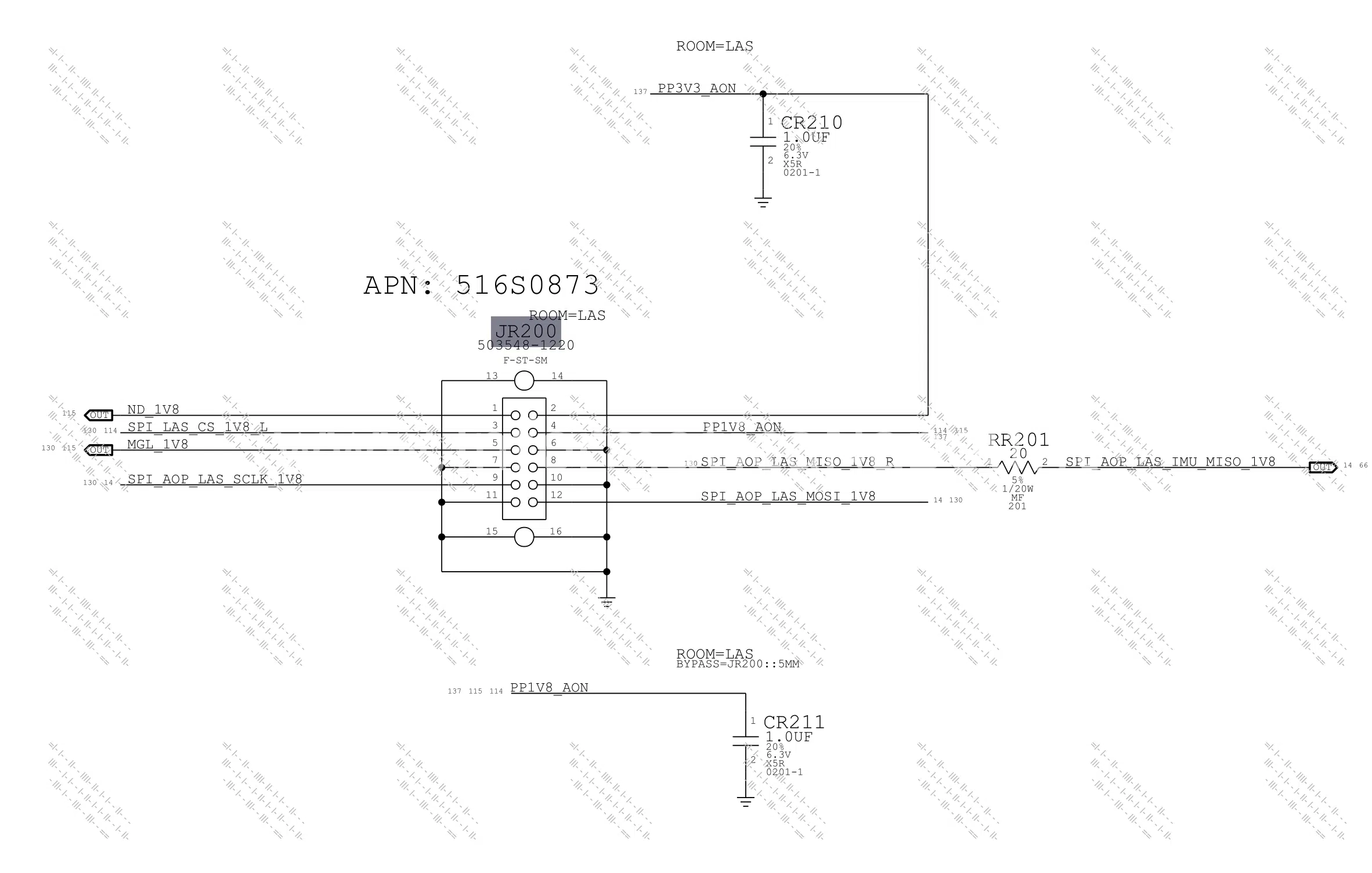 sensore angolare apple macbook pro 14 A2442 | A2779