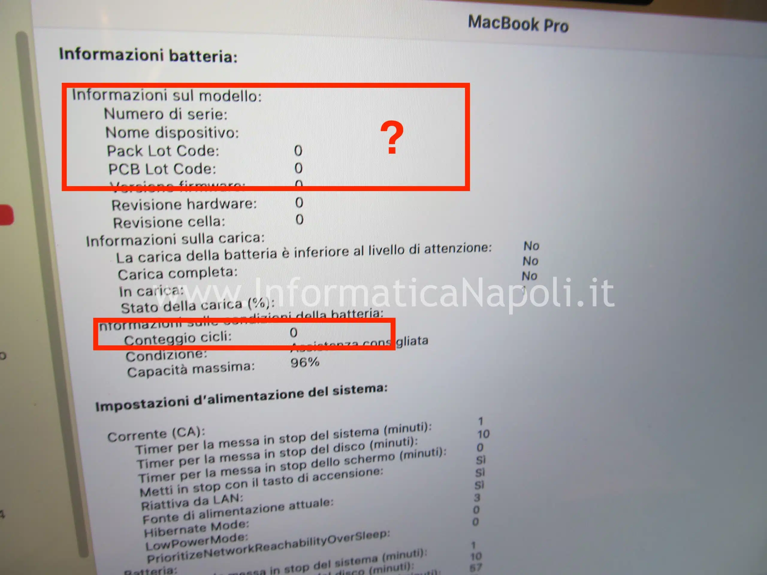 sostituzione batteria danneggiata apple macbook pro 14 A2442 | A2779