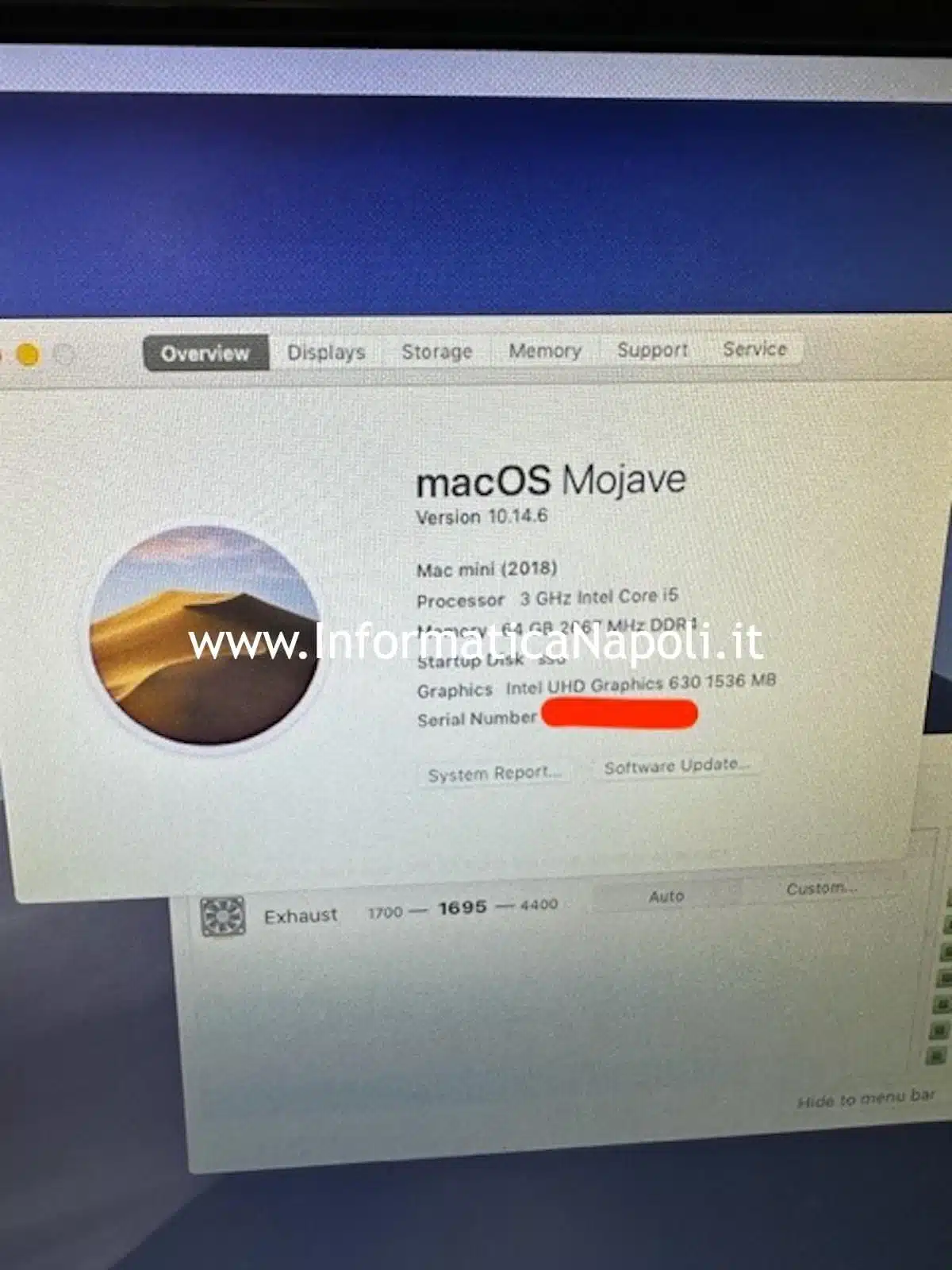 Apple Mac Mini 2018 A1993 riparato funzionante