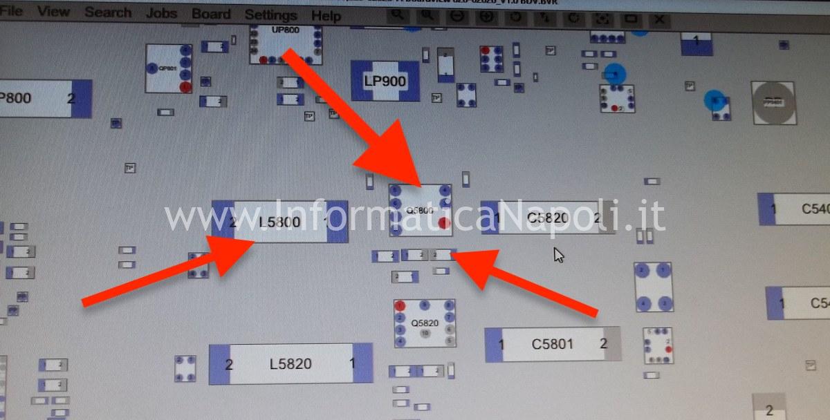 Apple MacBook Pro 13 M1 2020 A2338 riparazione problema circuito 3.8V Power Supply