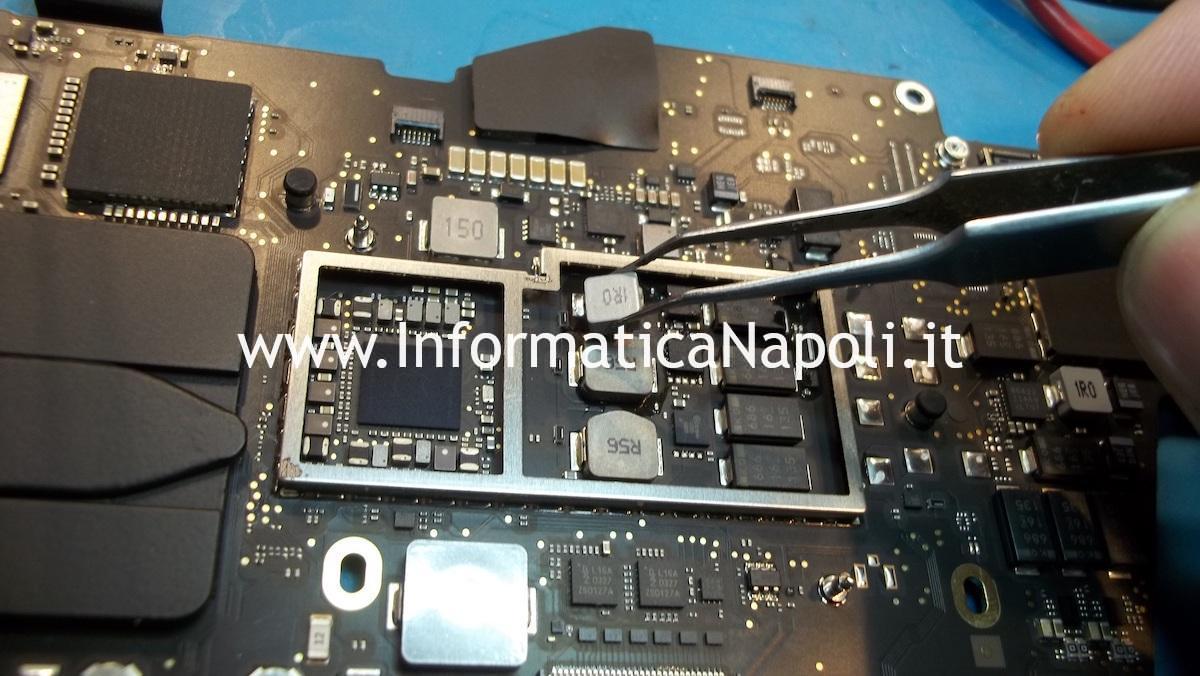 assistenza riparazione Apple MacBook Pro 13 M1 2020 A2338 circuito 3.8V Power Supply