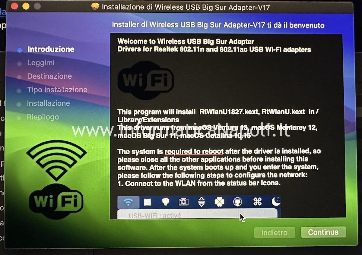 Wi-Fi No Hardware Installed installato macbook