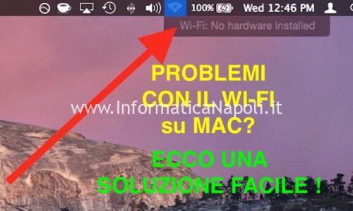 Installare una scheda di rete Wi-Fi USB su MacBook